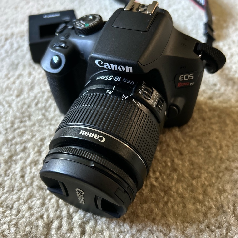 Canon EOS Rebel T7 Black Digital Camera
